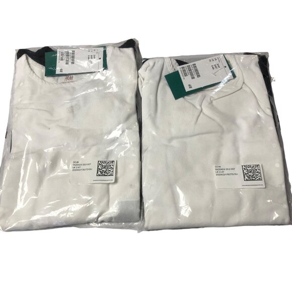 H & M GIRLS SETS OF4 LONG SLEEVES TEE SIZE 3T-4T NEW WITH TAG - Picture 1 of 6
